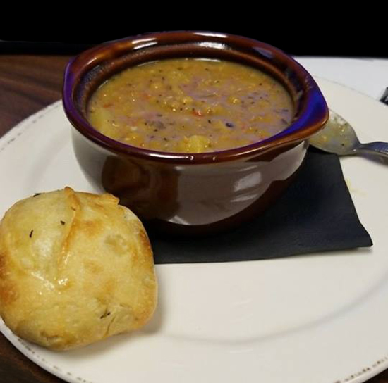 Molly Pitchers - Hawaiian Lentil Soup with Ham and Pineapple