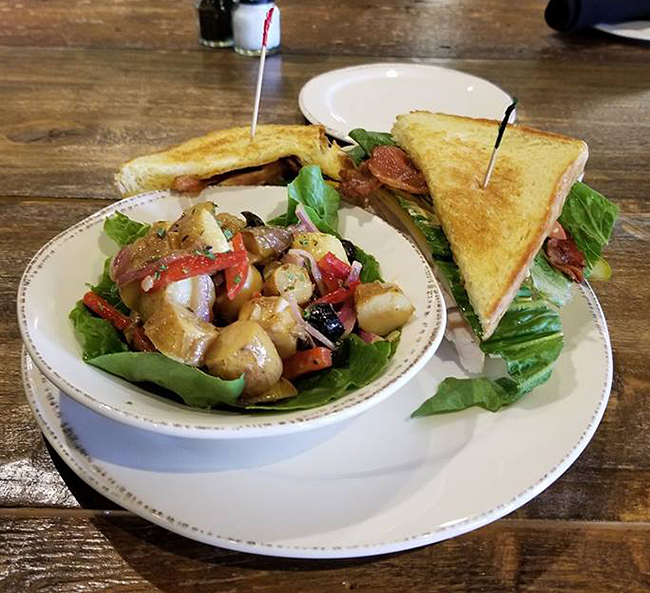 Molly Pitchers - Turkey Club with Tuscan Potatoes