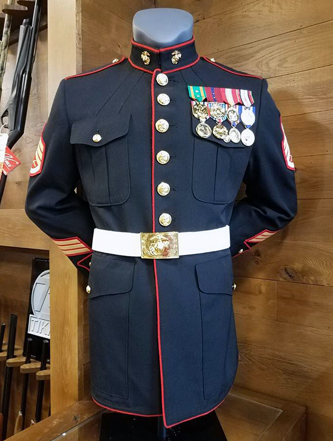 Huron Valley Guns - USMC Dress Blue Coat