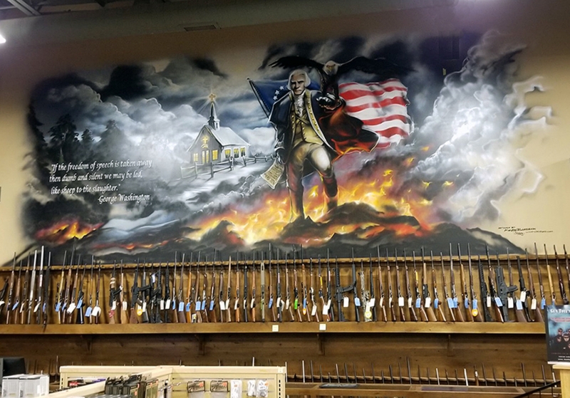 Huron Valley Guns - George Washington Mural