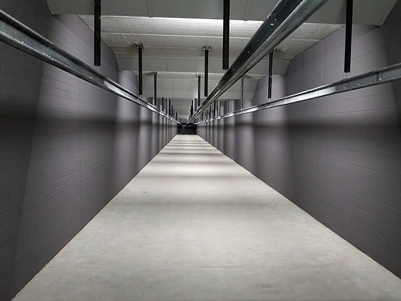 100-yard indoor range